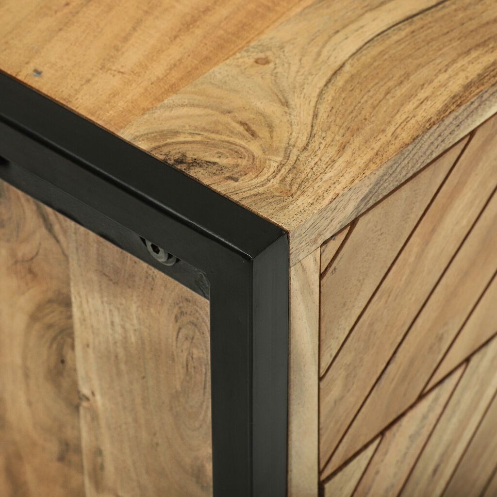vidaXL Πλευρικός Ντούλαπας 100x30x75 cm Μασίφ Ξύλο Ακακίας