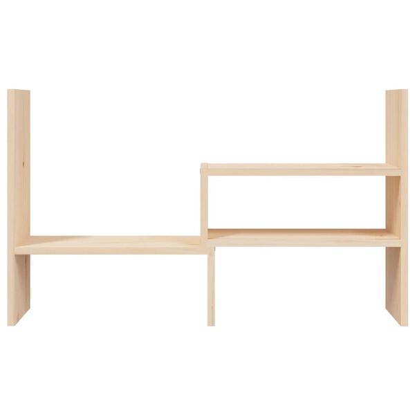 vidaXL Βάση Οθόνης (39-72) x 17 x 43 εκ. από Μασίφ Ξύλο Πεύκου