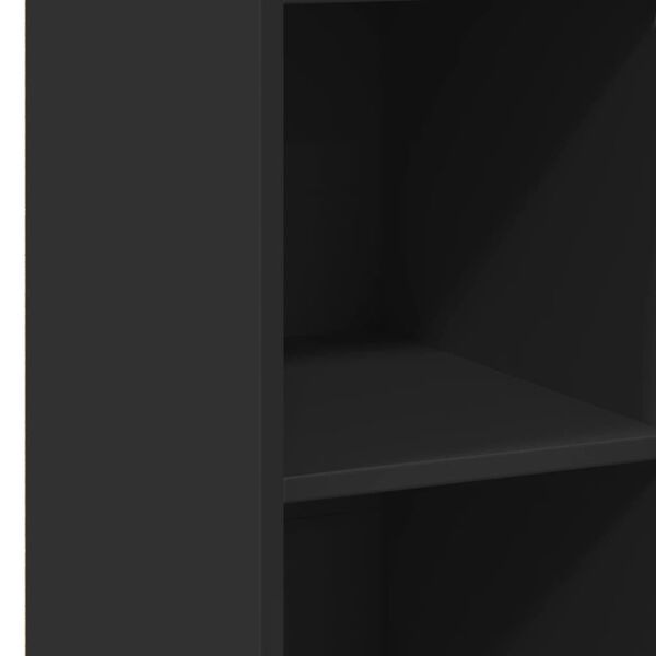 vidaXL Ντουλάπι Μαύρο 30x41x124 εκ. από Επεξεργασμένο Ξύλο