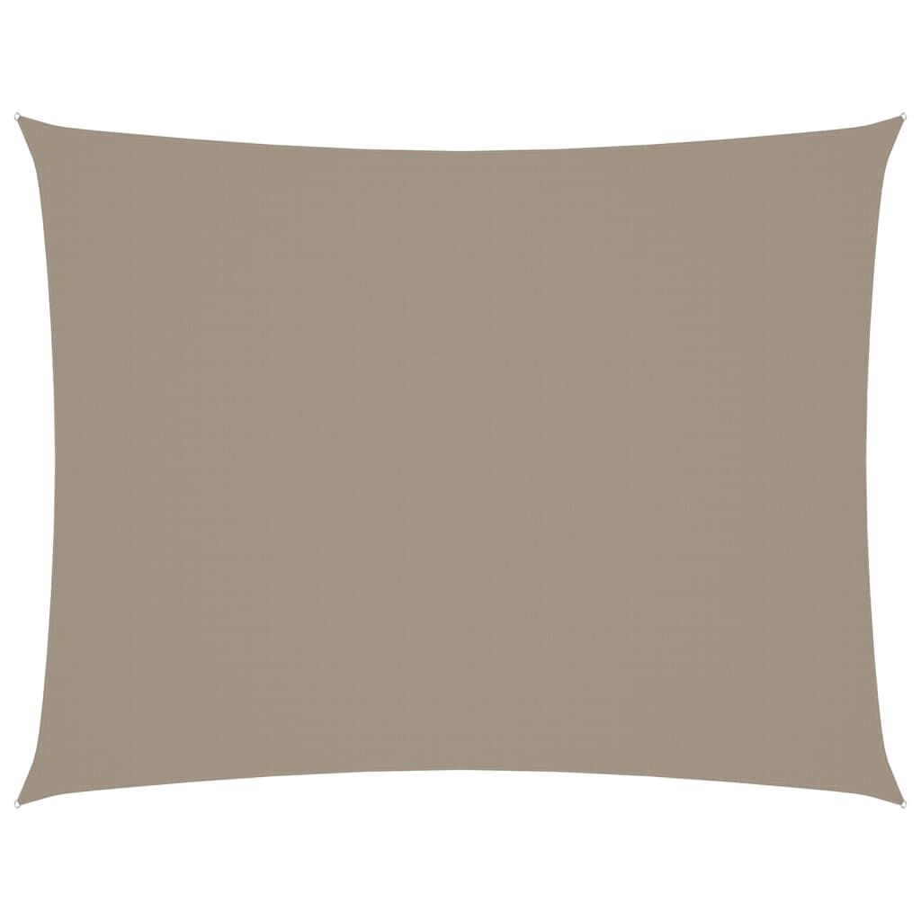 vidaXL Πανί Σκίασης Ορθογώνιο Taupe 4 x 5 μ. από Ύφασμα Oxford