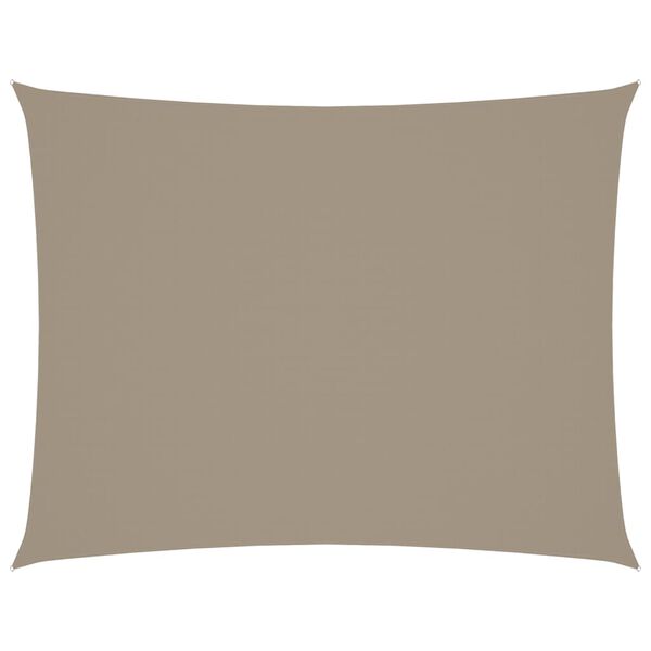 vidaXL Πανί Σκίασης Ορθογώνιο Taupe 4 x 5 μ. από Ύφασμα Oxford