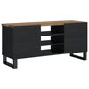 vidaXL Έπιπλο Τηλεόρασης 100x33x46 εκ. Μασίφ Ξύλο Μάνγκο & Επεξ. Ξύλο