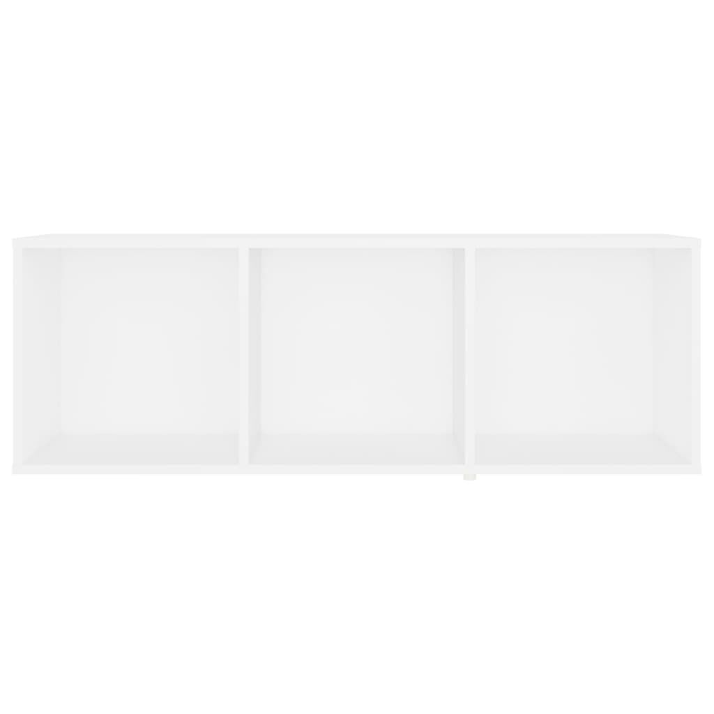 vidaXL Έπιπλα Τηλεόρασης 4 τεμ. Λευκά 107 x 35 x 37 εκ. Μοριοσανίδα