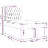 vidaXL &Kappa;&rho;&epsilon;&beta;ά&tau;&iota; Boxspring &mu;&epsilon; &Sigma;&tau;&rho;ώ&mu;&alpha; &Mu;&pi;&lambda;&epsilon; 120x190 &epsilon;&kappa;. &Beta;&epsilon;&lambda;&omicron;ύ&delta;&iota;&nu;&omicron;