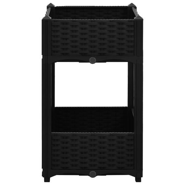 vidaXL Ζαρντινιέρα 40 x 40 x 71 εκ. από Πολυπροπυλένιο