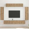 vidaXL &Nu;&tau;&omicron;&upsilon;&lambda;ά&pi;&iota; TV 8 pcs Artisan Oak