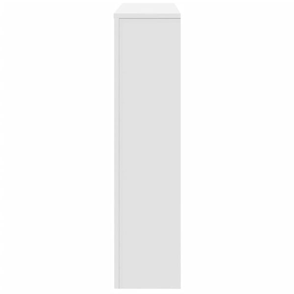 vidaXL Κάλυμμα Καλοριφέρ Λευκό 175x20x82 εκ. από Επεξεργασμένο Ξύλο