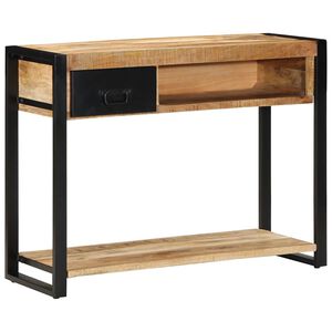 vidaXL &Tau;&rho;&alpha;&pi;έ&zeta;&iota; &kappa;&omicron;&nu;&sigma;ό&lambda;&alpha;&sigmaf; 100x35x75 cm &Sigma;&tau;&epsilon;&rho;&epsilon;ό &alpha;&kappa;&alpha;&tau;έ&rho;&gamma;&alpha;&sigma;&tau;&omicron; &xi;ύ&lambda;&omicron; Mango