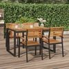 vidaXL &Tau;&rho;&alpha;&pi;έ&zeta;&iota; &Kappa;ή&pi;&omicron;&upsilon; &Mu;&epsilon; &Pi;ό&delta;&iota;&alpha; &sigma;&epsilon; &Sigma;&chi;ή&mu;&alpha; U 140x80x75 &epsilon;&kappa;. &Mu;&alpha;&sigma;ί&phi; &Alpha;&kappa;&alpha;&kappa;ί&alpha;