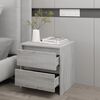 vidaXL Κομοδίνο Γκρι Sonoma 45 x 34,5 x 44,5 εκ. από Μοριοσανίδα