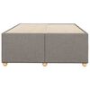 vidaXL Σκελετός Κρεβατιού Χωρίς Στρώμα Taupe 120x200 εκ. Υφασμάτινο