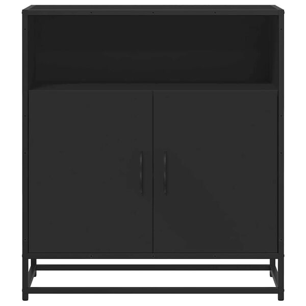 vidaXL Συρταριέρα Μαύρο 68x35x76 cm Κατασκευασμένο ξύλο