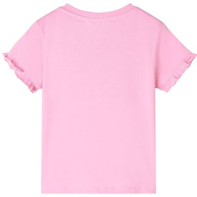 Μπλουζάκι Παιδικό Κοντομάνικο Έντονο Ροζ 92