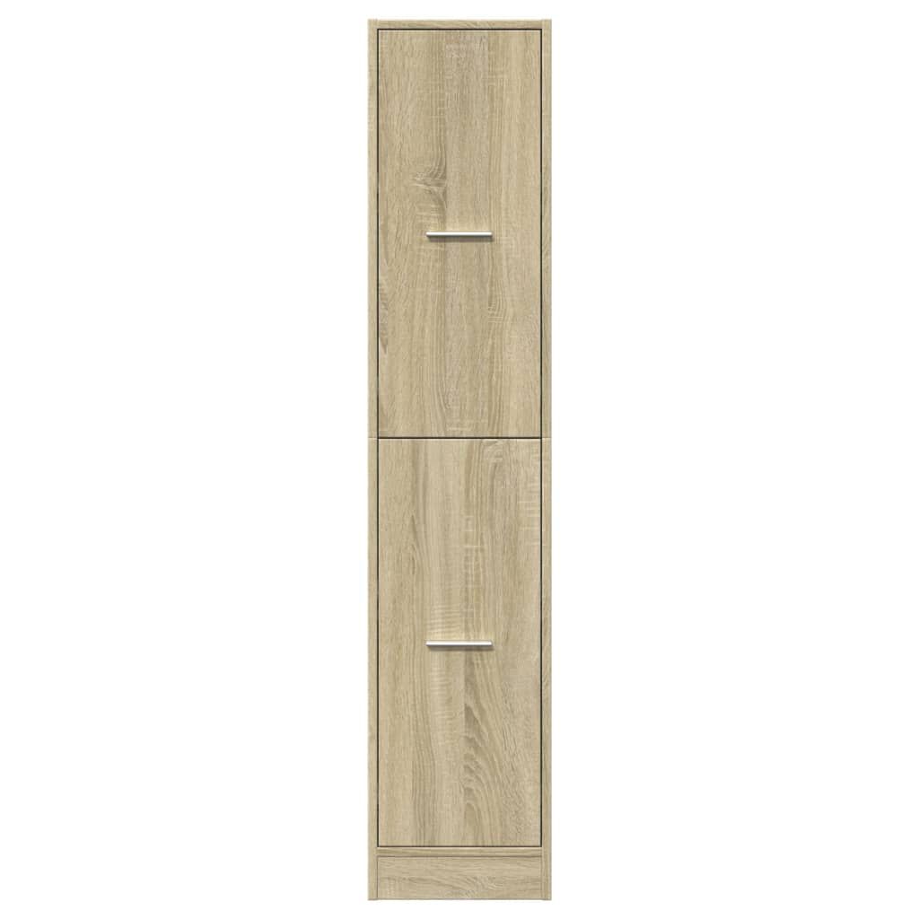 vidaXL Συρταριέρα Γενικής Χρήσης Sonoma Δρυς 30x41x144,5εκ Επεξ. Ξύλο