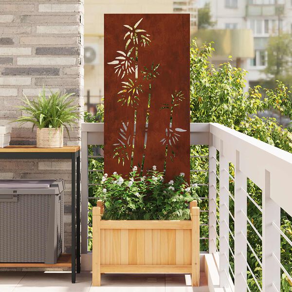 vidaXL &Omicron;&theta;ό&nu;&eta; &Iota;&delta;&iota;&omega;&tau;&iota;&kappa;ό&tau;&eta;&tau;&alpha;&sigmaf; &Kappa;ή&pi;&omicron;&upsilon; Floral &Sigma;&kappa; rusty 50 x 140 &epsilon;&kappa;