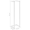 vidaXL Βάση για Πετσέτες Επιτοίχια Λευκή 25 x 20 x 95 εκ. Ατσάλινη