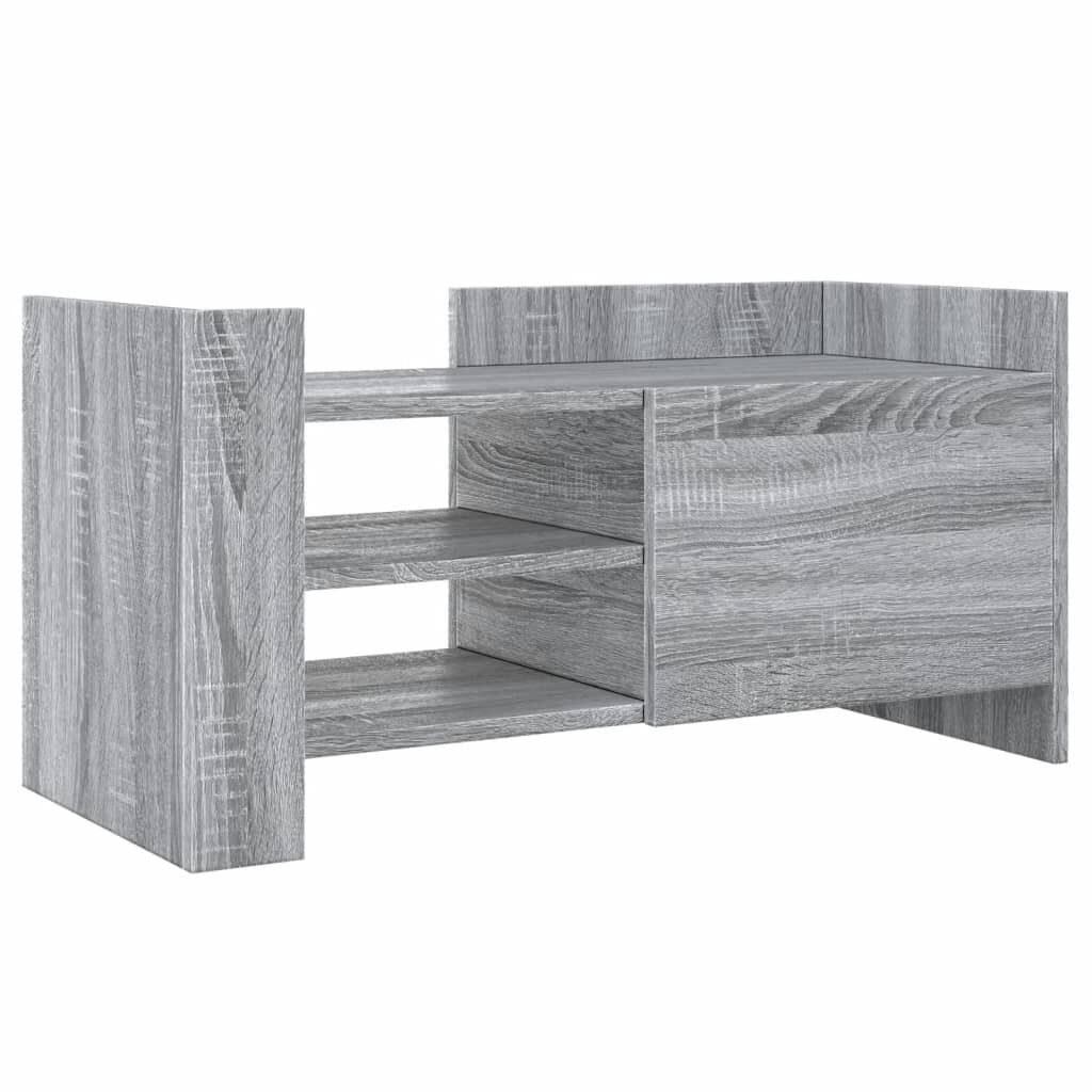 vidaXL Έπιπλο Τηλεόρασης Γκρι Sonoma 80x35x40 εκ. από Επεξεργ. Ξύλο