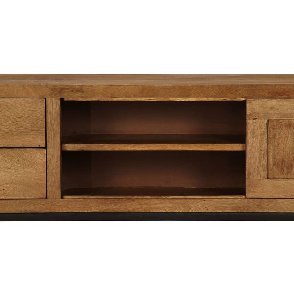 vidaXL Έπιπλο Τηλεόρασης 140 x 30 x 40 εκ. από Μασίφ Ξύλο Μάνγκο