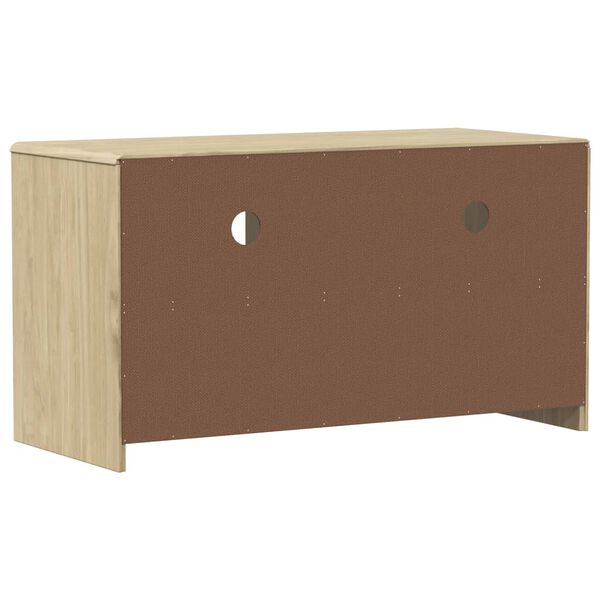 vidaXL Έπιπλο Τηλεόρασης SAUDA Χρώμα Δρυός 99x43x55 εκ. Μασίφ Πεύκο