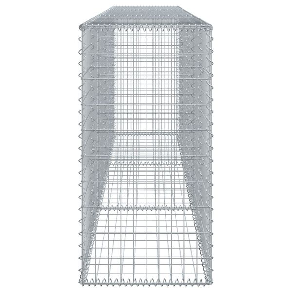 vidaXL Συρματοκιβώτιο με Κάλυμμα 300x50x100εκ. από Γαλβανισμένο Χάλυβα