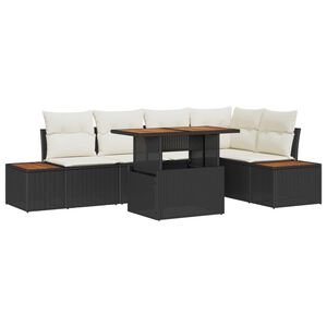 vidaXL &Sigma;&epsilon;&tau; &Kappa;&alpha;&nu;&alpha;&pi;έ &Kappa;ή&pi;&omicron;&upsilon; &mu;&epsilon; &alpha;&pi;&omicron;&theta;ή&kappa;&epsilon;&upsilon;&sigma;&eta; 6 pcs &Mu;&alpha;ύ&rho;&omicron; &Pi;&omicron;&lambda;&upsilon; &rho;ά&tau;&alpha;&nu;