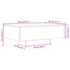 vidaXL Τραπεζάκι Σαλονιού με Φώτα LED Sonoma Δρυς 85x55x31 εκ.