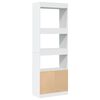 vidaXL Ντουλάπι Λευκό 63x33x180 εκ. από Επεξεργασμένο Ξύλο