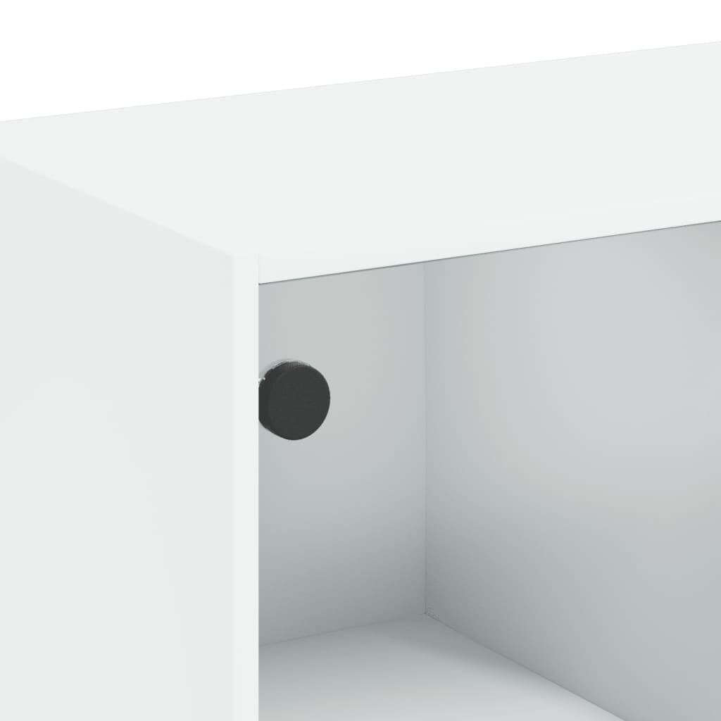 vidaXL Συρταριέρα Λευκή 102x37x75,5 εκ. από Επεξεργασμένο Ξύλο