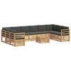 vidaXL &Sigma;&epsilon;&iota;&rho;ά &Kappa;&alpha;&nu;&alpha;&pi;έ &Epsilon;&xi;&omega;&tau;&epsilon;&rho;&iota;&kappa;&omicron;ύ 8 pcs &Lambda;&epsilon;&upsilon;&kappa;ό &kappa;&alpha;&iota; &Alpha;&nu;&theta;&rho;&alpha;&kappa;ί 59 x 59 x 37 &epsilon;&kappa;