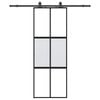 vidaXL &Sigma;&upsilon;&rho;ό&mu;&epsilon;&nu;&eta; &pi;ό&rho;&tau;&alpha; &mu;&epsilon; &sigma;&epsilon;&tau; &upsilon;&lambda;&iota;&kappa;&omicron;ύ &Mu;&alpha;ύ&rho;&omicron; 76x205 cm &gamma;&upsilon;&alpha;&lambda;ί &mu;&epsilon;&tau;&rho;&iota;&alpha;&sigma;&mu;έ&nu;&omicron;