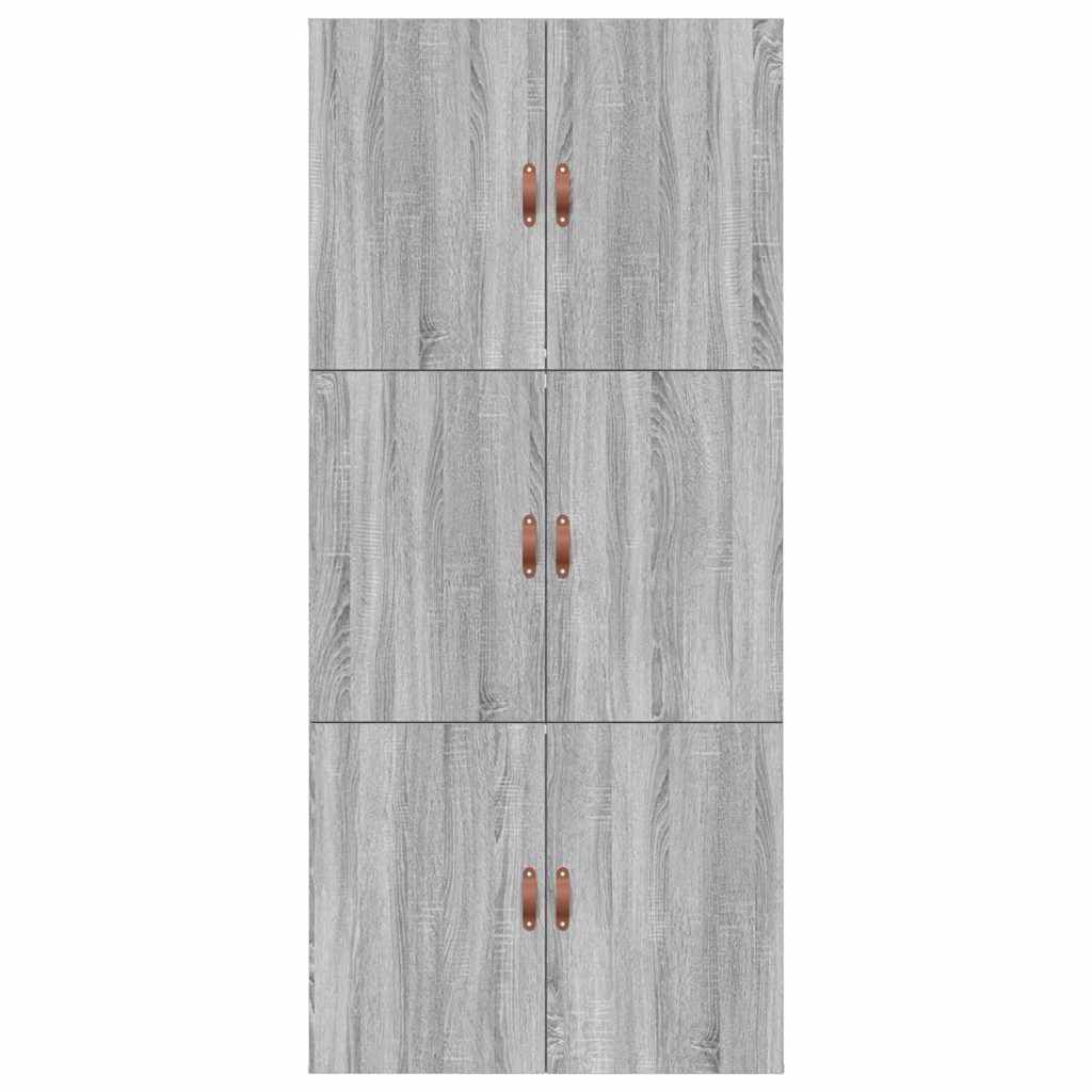vidaXL Σκελετός Κρεβατιού Γκρι sonoma 190 x 90 x 31.5 εκ.