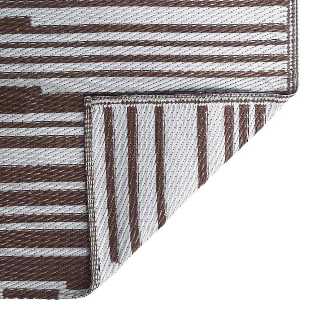 vidaXL Χαλί εξωτερικού χώρου Καφέ 300 x 400 cm PP