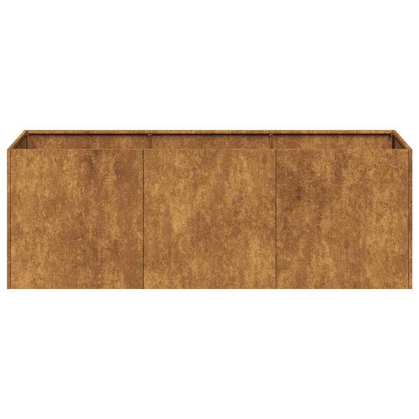 vidaXL Ζαρντινιέρα 120x40x40 εκ. Ατσάλι Σκληρυθέν στον Αέρα