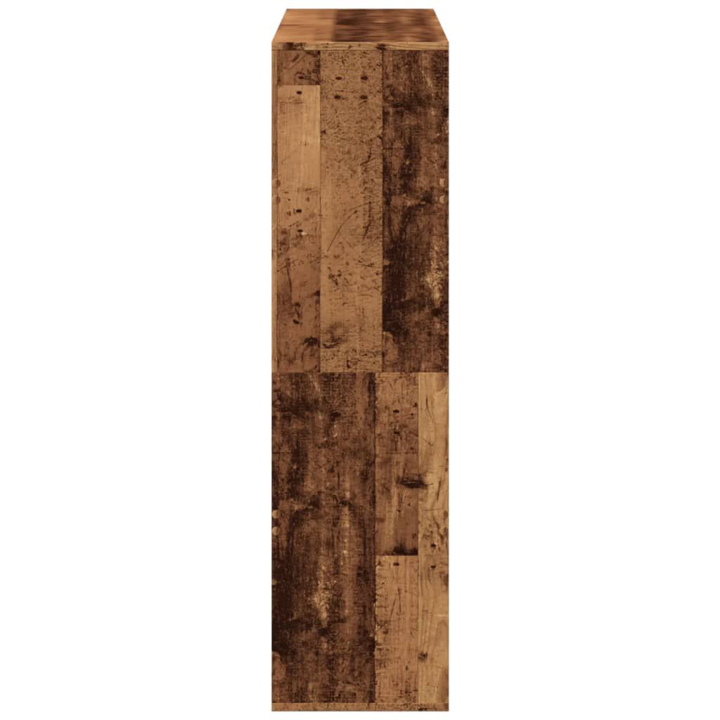 vidaXL Βιβλιοθήκη Όψη Παλαιού Ξύλου 100x33x125,5εκ. Επεξεργασμένο Ξύλο