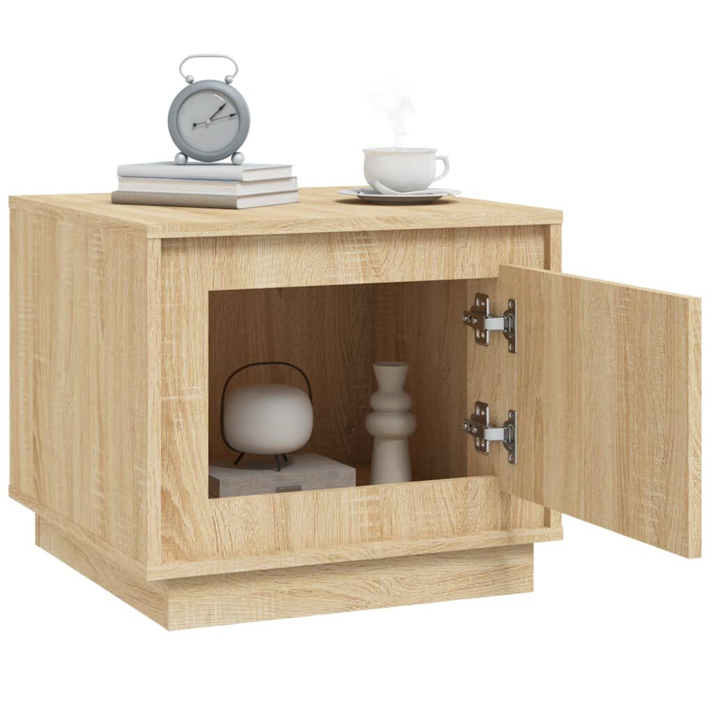 vidaXL Τραπεζάκι Σαλονιού Sonoma Δρυς 51x50x44 εκ. Επεξεργασμένο Ξύλο
