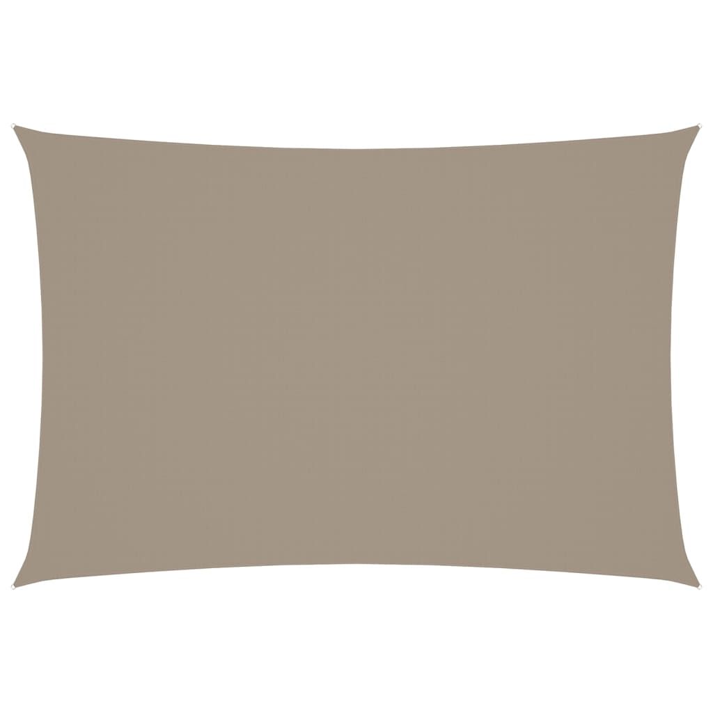 vidaXL Πανί Σκίασης Ορθογώνιο Taupe 2,5 x 4,5 μ. από Ύφασμα Oxford