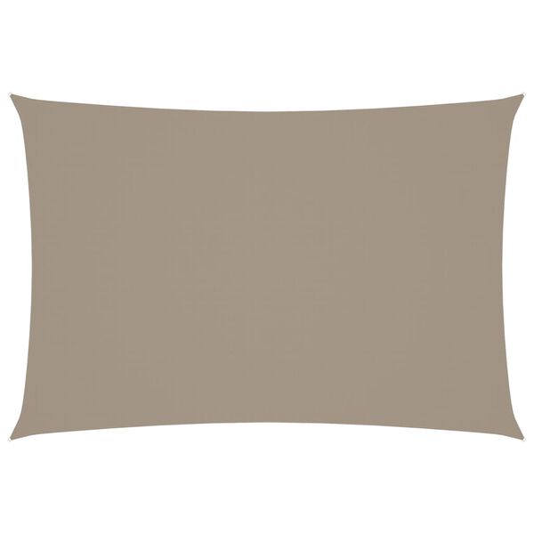 vidaXL Πανί Σκίασης Ορθογώνιο Taupe 2,5 x 4,5 μ. από Ύφασμα Oxford