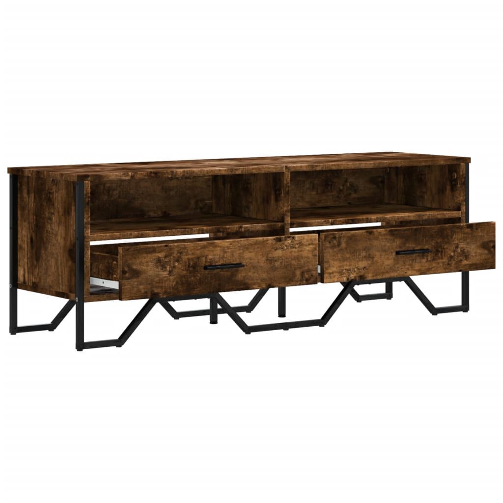 vidaXL Έπιπλο Τηλεόρασης Καπνιστή Δρυς 122x34x41εκ. Επεξεργασμένο Ξύλο