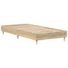 vidaXL Πλαίσιο κρεβατιού χωρίς στρώμα Sonoma Oak 75x190 cm