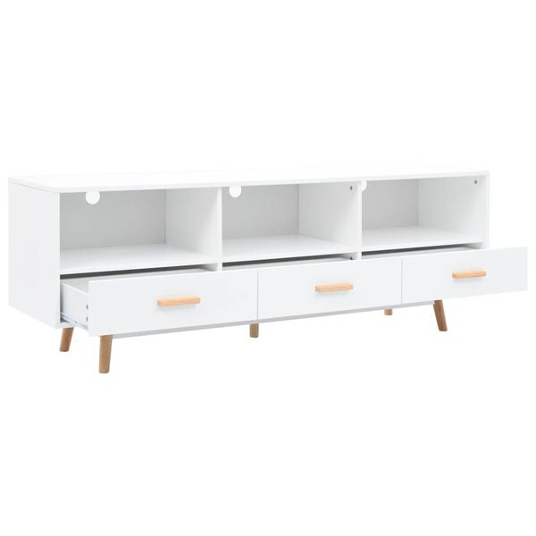vidaXL Έπιπλο Τηλεόρασης Λευκό 160 x 40 x 55 εκ. από MDF