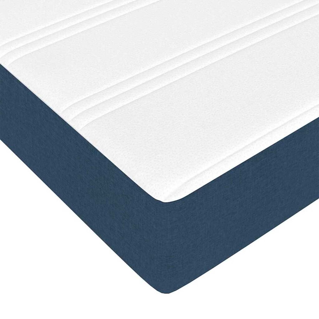 vidaXL Σκελετός Κρεβατιού Μπλε 180 x 200 cm ύφασμα