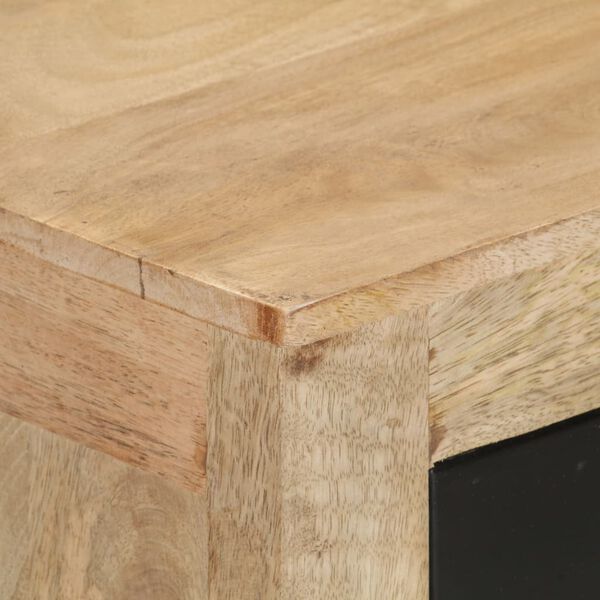 vidaXL Ντουλάπι 60 x 35 x 75 εκ. από Μασίφ Ξύλο Μάνγκο