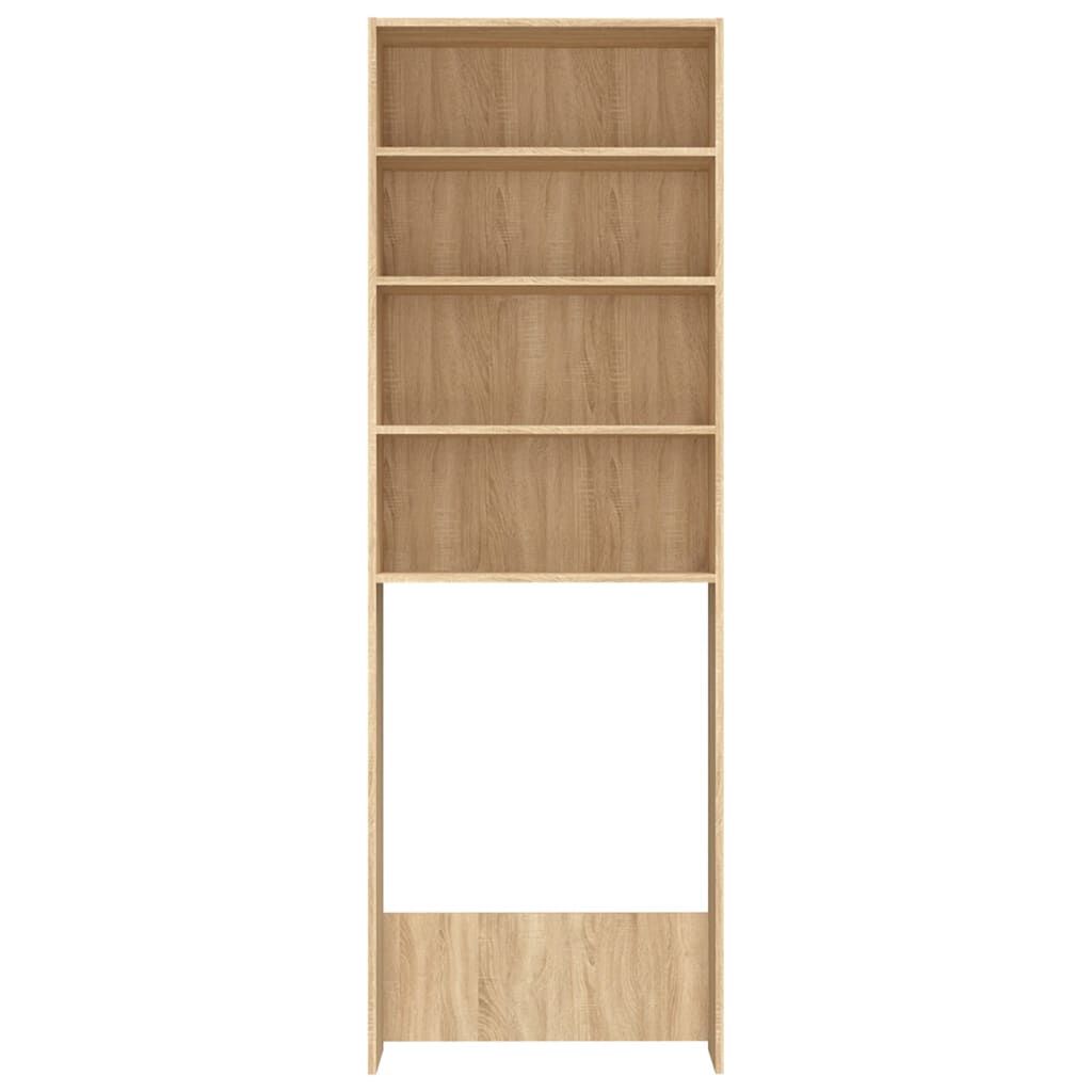 vidaXL Ντουλάπι Πλυντηρίου Sonoma Δρυς 64 x 24 x 190 εκ.