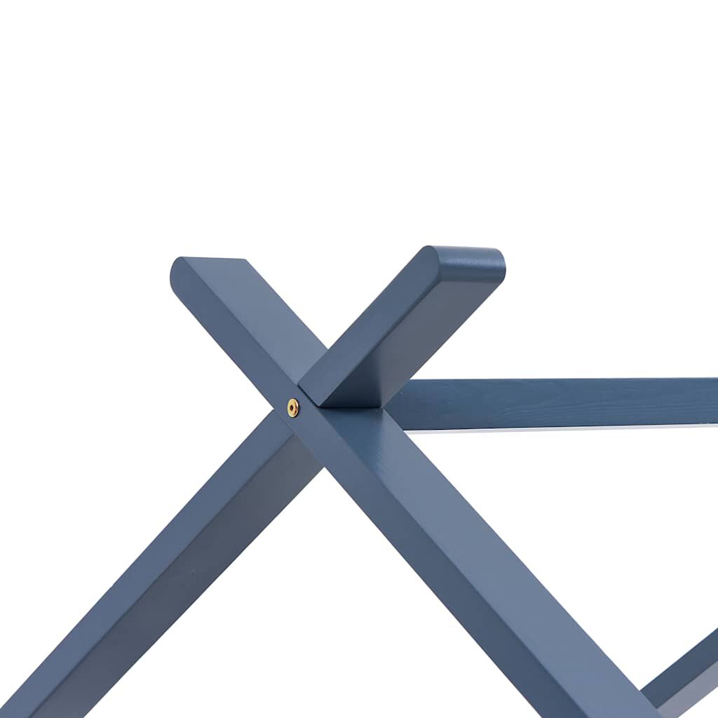 vidaXL Πλαίσιο Κρεβατιού Παιδικό Γκρι 70 x 140 εκ. Μασίφ Ξύλο Πεύκου