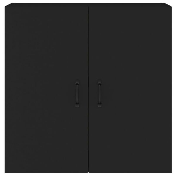 vidaXL Ντουλάπι Τοίχου Μαύρο 60 x 31 x 60 εκ. από Επεξεργασμένο Ξύλο
