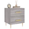 vidaXL Κομοδίνο Γκρι Sonoma 40 x 35 x 47,5 εκ. από Επεξεργασμένο Ξύλο