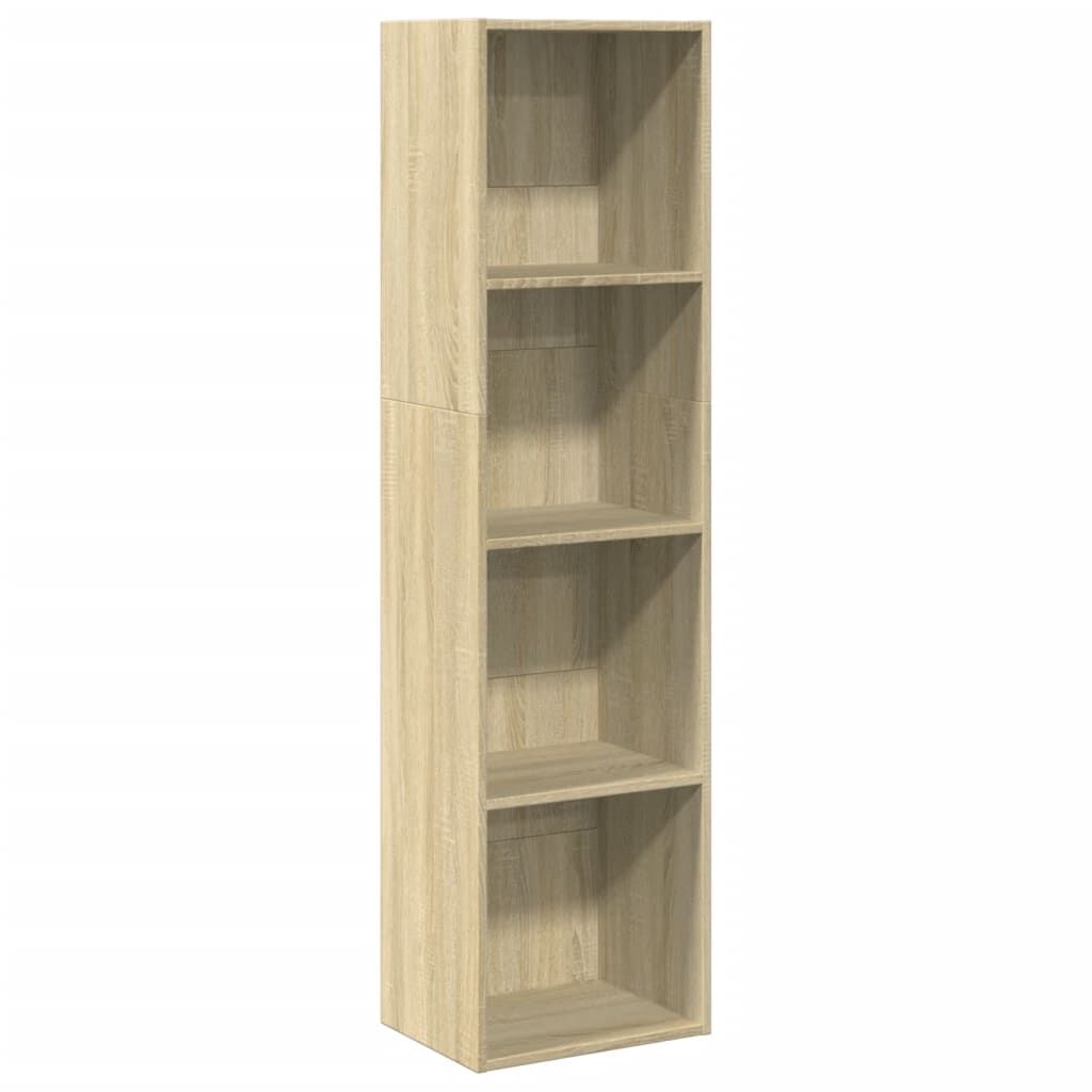 vidaXL Βιβλιοθήκη Sonoma Δρυς 40x30x152 εκ. από Επεξεργασμένο Ξύλο