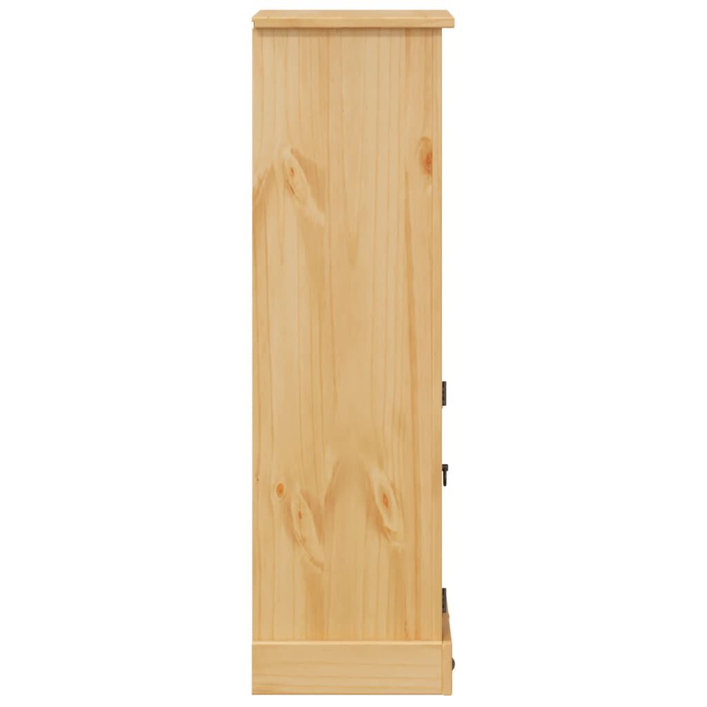 vidaXL Ντουλάπι Μπάνιου Corona 45x33x110 εκ. από Μασίφ Ξύλο Πεύκου