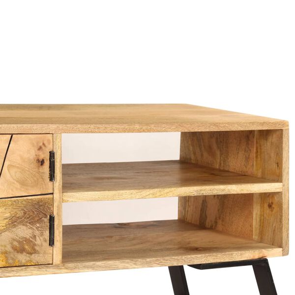 vidaXL Έπιπλο Τηλεόρασης 140 x 30 x 40 εκ. από Μασίφ Ξύλο Μάνγκο
