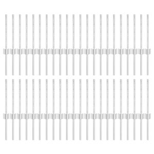 vidaXL Πό posts φράχτη 44 pcs Ασημί 80 cm Ατσάλι